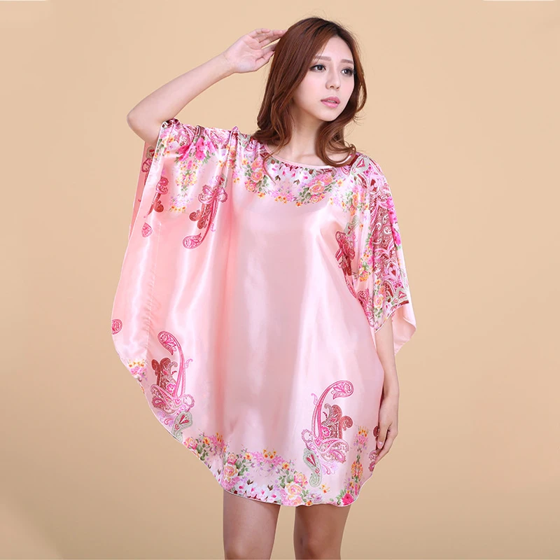 

2019 YAO TING Summer Pyjama Women Robe Nightwear Sleepwear Kit Sleep comfortable Free shipping Silk Pajama Suit