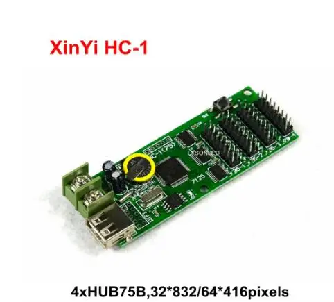 Светодиодный usb порт XINYI полноцветная карта управления u диск асинхронный дисплей