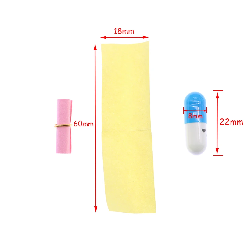 50 Pieces/batch of Love Blank Message Capsule Envelope Letter Paper Children's Pill Message Wishing Drifting Bottle Small Note