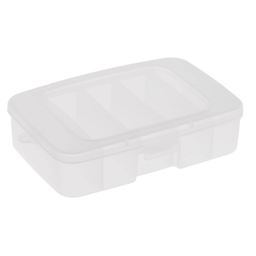 5 Cells Transparent Tackle Box Fishing Lure Bait Hook Swivel Storage Case Fishing Tackle Box Fishing Accessories Holder