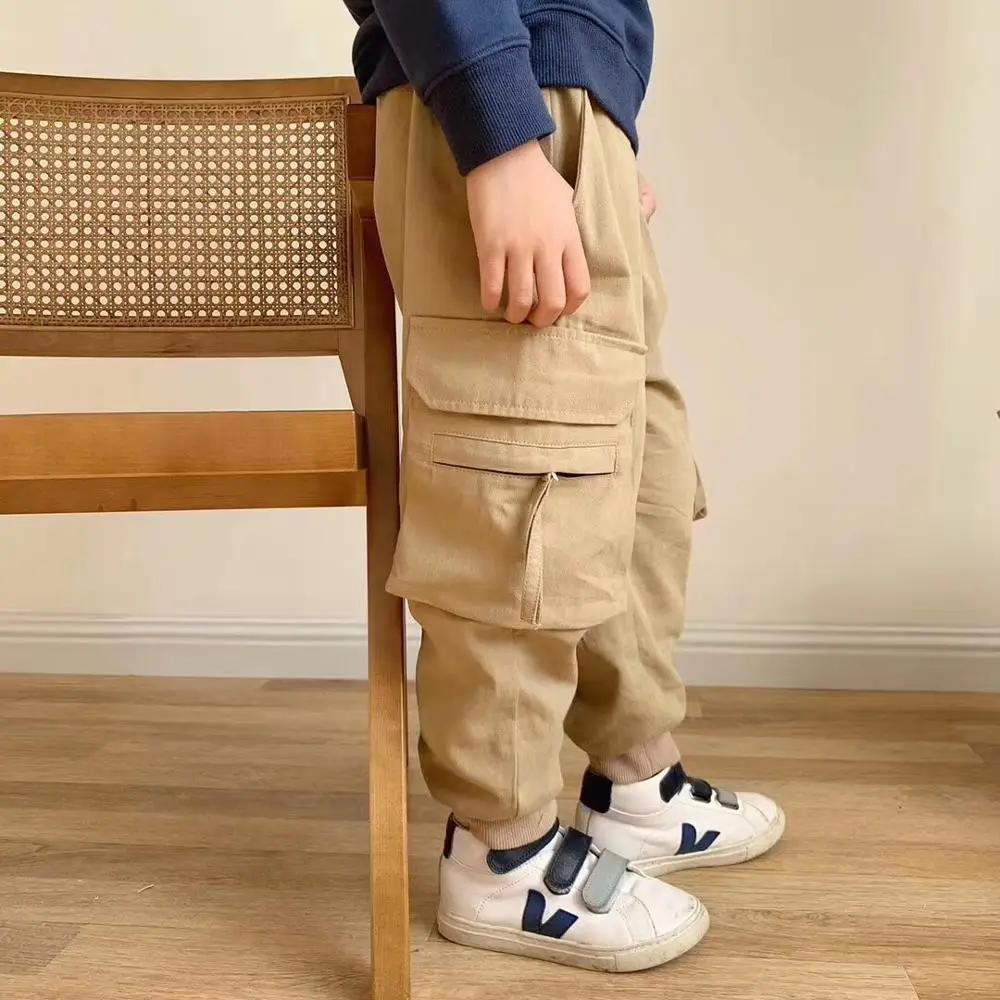 Детские штаны; Повседневный модный стиль; размер на 2-12 лет; продано в середине декабря
