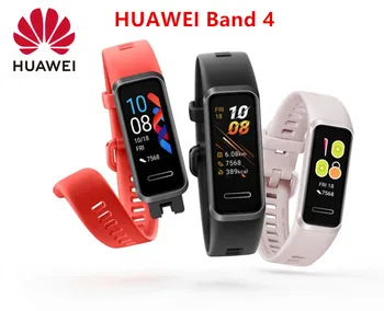 

2019 Original Huawei Band 4 Smart Band Global Version Smart Watch Heart Rate Health Monitor New Watch Faces USB plug Charge