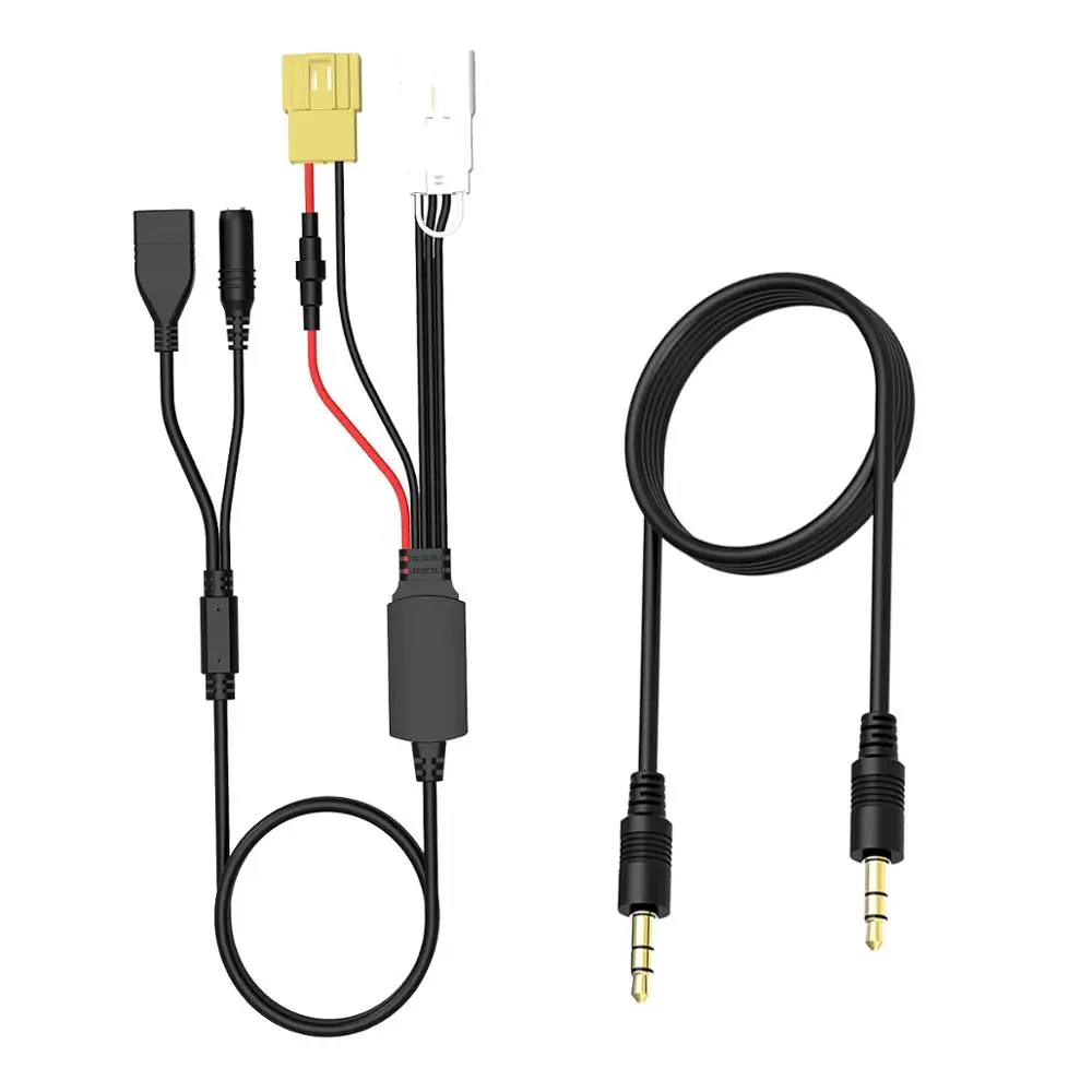 Автомобильный стерео AUX адаптер CHELINK аудио кабель с USB интерфейсом и 3 5 мм