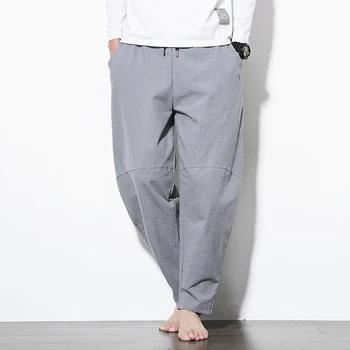 

Mens Casual Pants 2019 Autumn Plus Size Hip Hop Harem Pants Men Loose Trousers Drawstring Joggers Black M-5XL Joggers