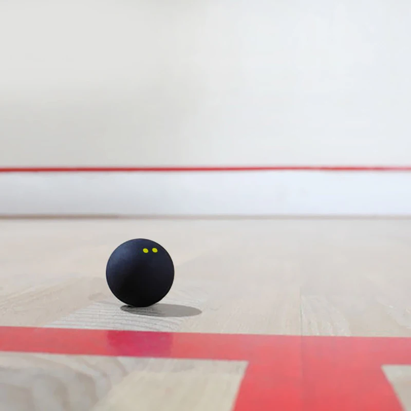 Мяч для сквоша с двумя желтыми точками, низкоскоростные спортивные резиновые мячи, тренировочный мяч для игры в сквош, профессиональный инструмент для обучения игрока
