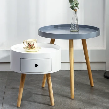 

Bedside Cabinets Nordic Mini Simple Bedside Table Simple Modern Bedroom Small Table Sofa Table