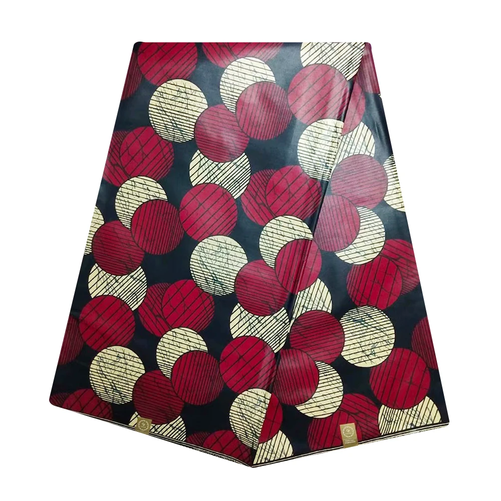 

Nigerian Super Java African Wax Fabric Cotton Ankara Real Veritable Block Print Pange Wax Materials for Men's Clothes 6 Yards