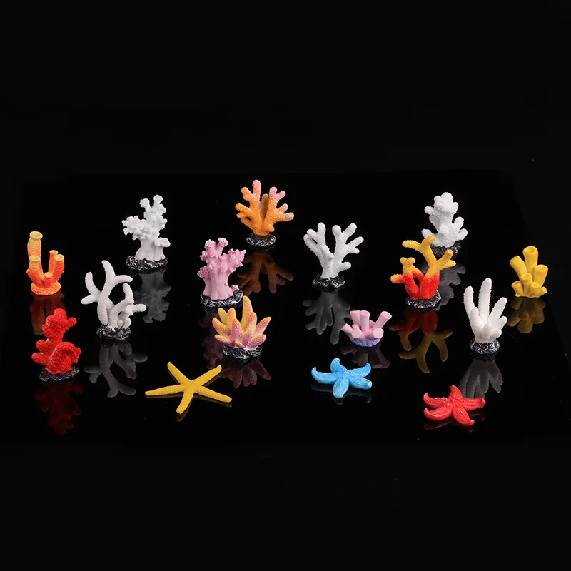 

New Arrive Aquarium Landscaping Decoration Resin Simulation Coral Starfish Micro Landscape Small Decoration Hot Sale Free Shippi