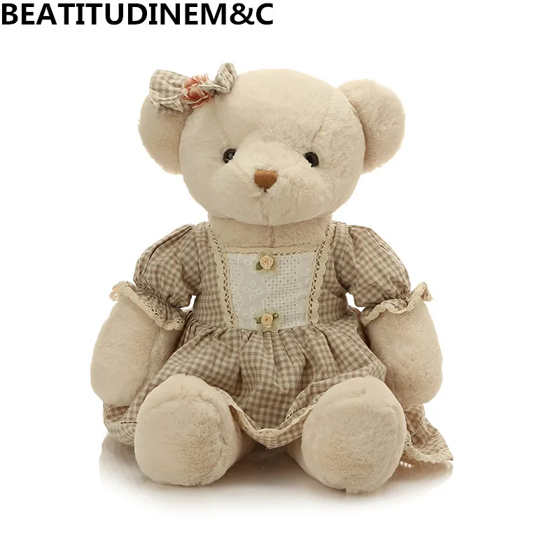 thumbnail image 1 of Cute Princess Style Teddy Bear Plush Toy, Dress Bear Doll, Children's Toy, Girl Birthday Gift, Home Decoration, 1 of 5