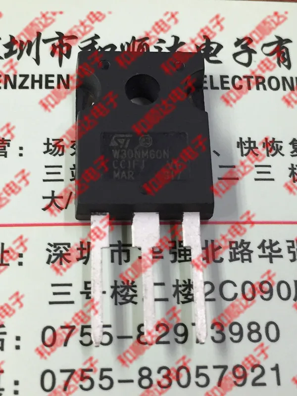 2 шт./STW30NM60N-247 600V 30A TO247