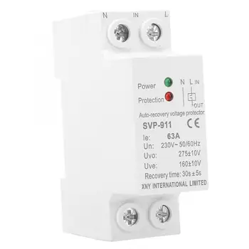 

Automatic Overvoltage & Undervoltage Protection Device 230V 63A Reconnect Voltage Relay.