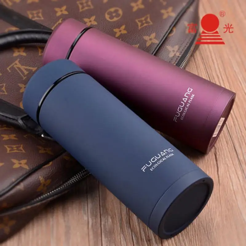 Rich purple sand inner bile insulation cup men and women eco-foam cup with hand tea cup office cup