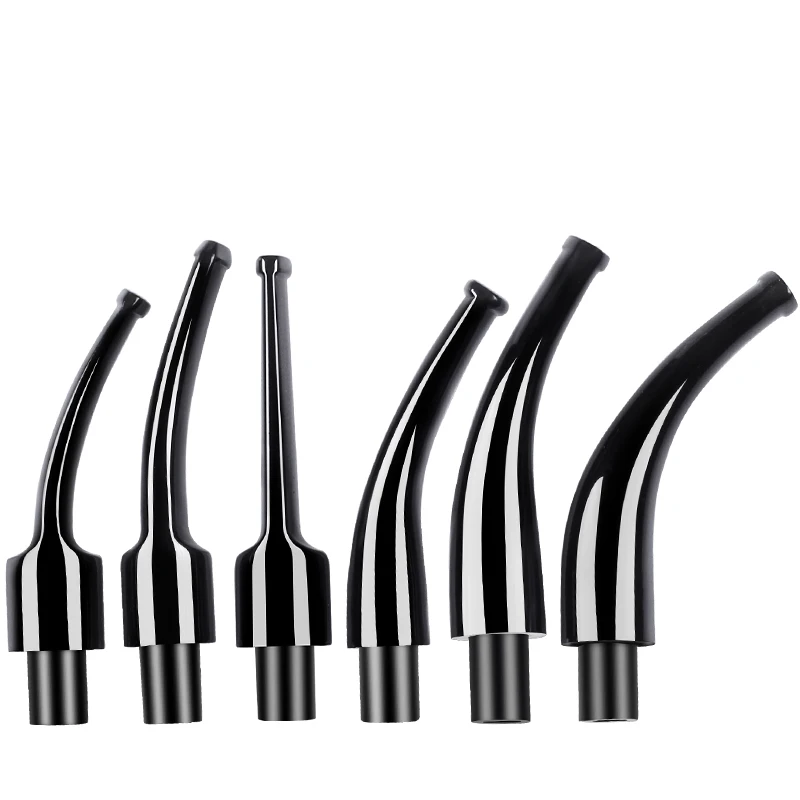 

1pcs Quality Smoking Pipe Accessories Bent Taper 9mm Filter Suitable DIY Mouthpiece Pipe Holder Tobacco Pipe Parts Assorted Size