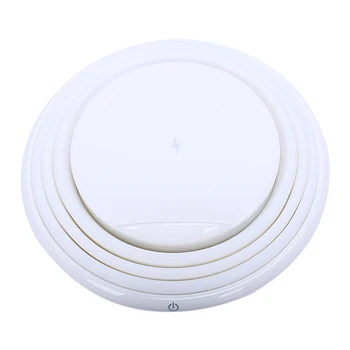 

Applicable For Apple Iphone X Wireless Fast Charger Stand 10W Desktop Foldable Charging Base Colorful Wireless Charging Night Li
