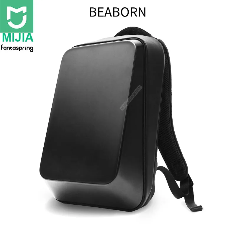 Xiaomi Fantaspring BEABORN 18L жесткий рюкзак для квадрокоптера 15,6 дюймов Сумка для ноутбука 180 ° открытие закрытие плеча рюкзак для путешествий на открытом воздухе - Цвет: black