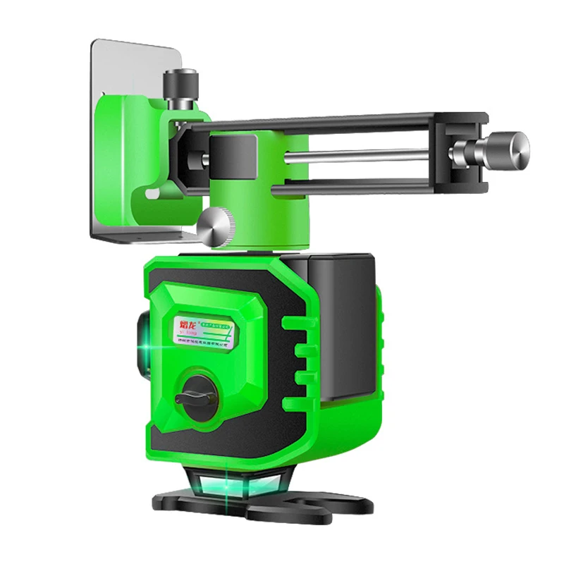 

8/12 Line Green Light Spirit Level Floor Stick High Precision Spirit Level Floor And Floor Tile Screed Ground Level Instrument