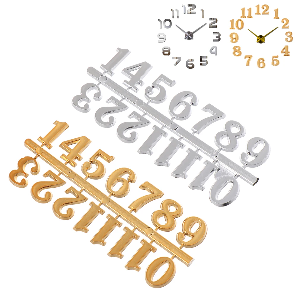 DIY Repair Tools Replacement Gadget Restore Arabic Number Clock Numerals Accessories Roman Numerals Quartz Clock Parts clock parts