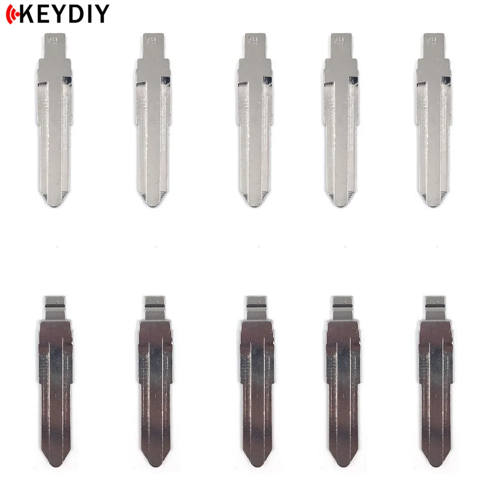 KEYDIY 10 шт./лот металлический пустой некроеный флип JMD/VVDI/KD дистанционный ключ Тип
