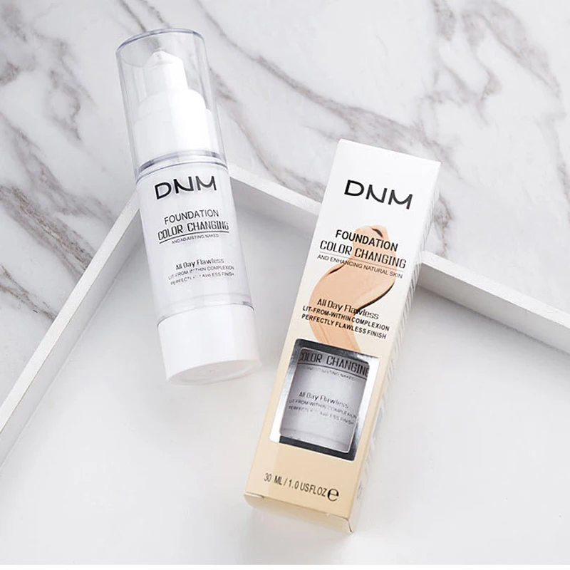 30ML Temperature Liquid Foundation Concealer Portable Natural Color Ivory White Brightening Makeup Fundation BB Concealer
30ML Temperature Liquid Foundation Concealer Portable Natural Color Ivory White Brightening Makeup Fundation BB Concealer
