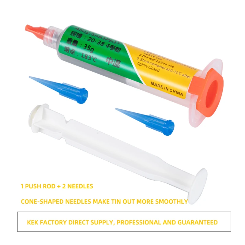 Needle Tube Repair Solder Paste Is Suitable for PCB Repair At Low Temperature, Medium Temperature and High Temperature