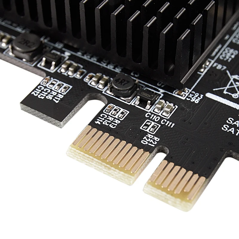 Pci-E к Sata3.0 Плата расширения 6-портовый 6G для Ssd Hdd Ipfs Mining Riser карта расширения Ipfs жесткий диск