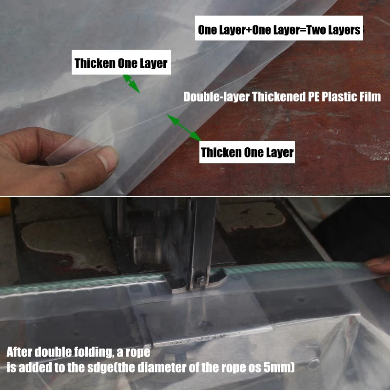 0 3 мм утолщенная двухслойная полиэтиленовая пленка для садовых растений бонсай
