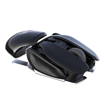 

T37 Mice Ergonomic Wireless Mouse Computer Gaming Silent Office USB Charging Max 1600DPI Notebook Laptop Home 2.4G Optical