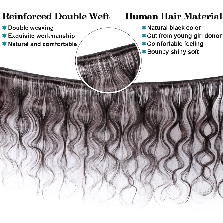 По 360 фронтальные с пучками бразильские пучки бодиволн с фронтальным закрытием человеческие волосы кружева фронтальное Закрытие с пучками Remy