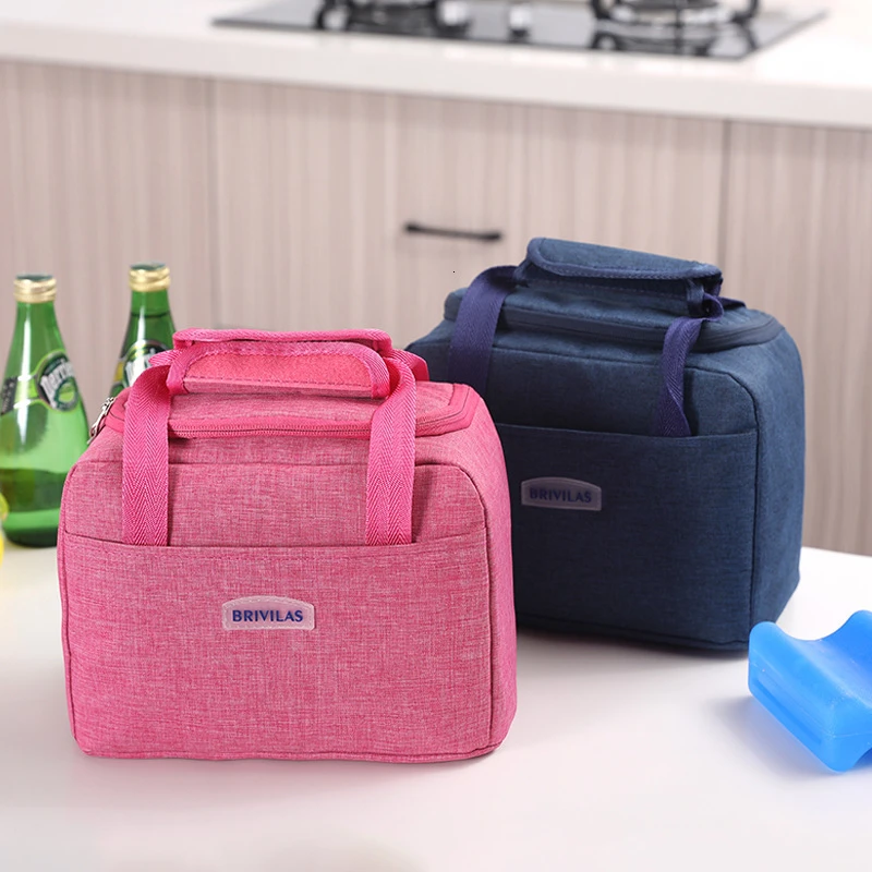 1Portable Insulated Thermal Cooler Lunch Box Carry Picnic Case Storage Bag Bx G