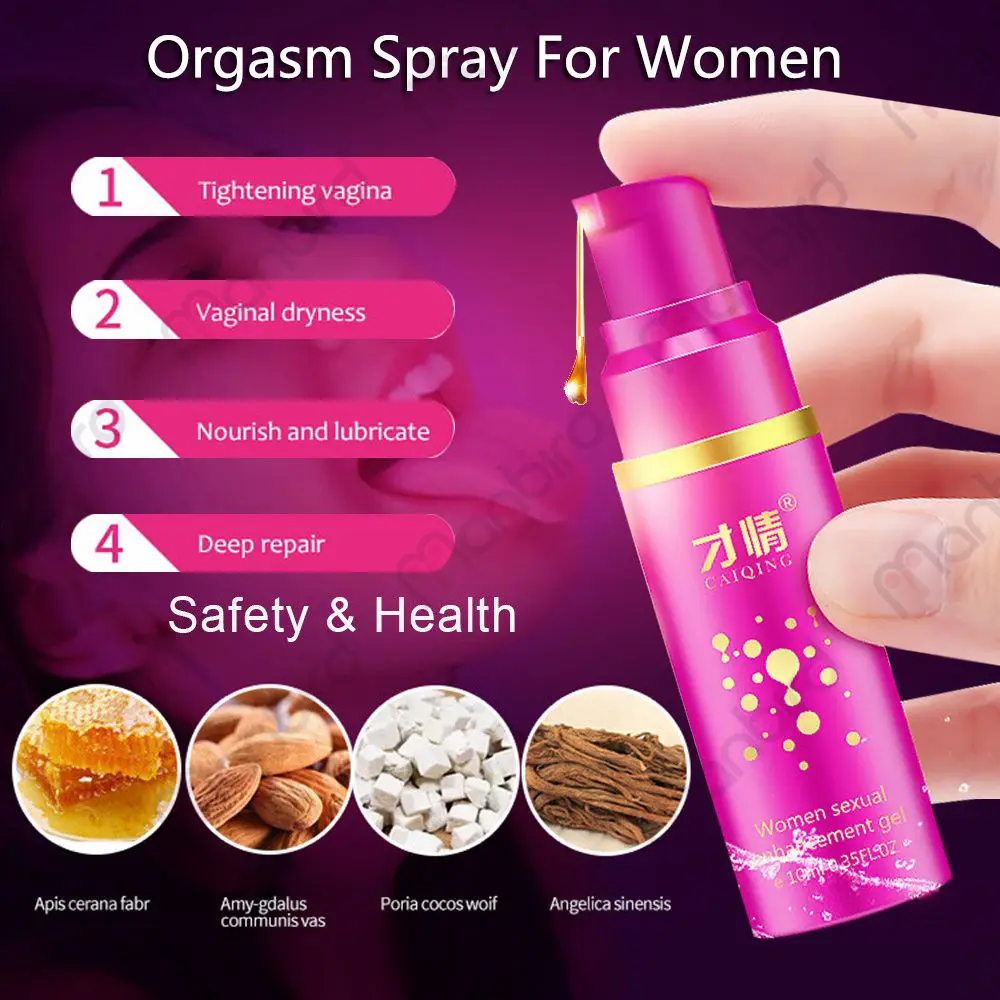 Orgasm Gel Libido Enhancer Sex Spray Stimulant Intense Sex Drop Exciter for Women Vagina Sexual Aphrodisiac Female Orgasmic Gel