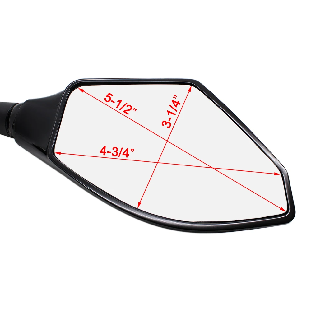 Nordson Motorcycle Rearview Mirrors LED Turn Signals Lights for Honda CBR125R CBR600F CBR900RR Yamaha YZF R1 R6 FZ1 KAWASAKI