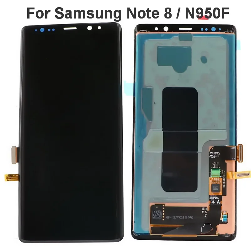 100% Оригинальный 6 3 &quotSuper Amoled дисплей для SAMSUNG Galaxy Note 8 LCD N950 N950F сенсорный экран