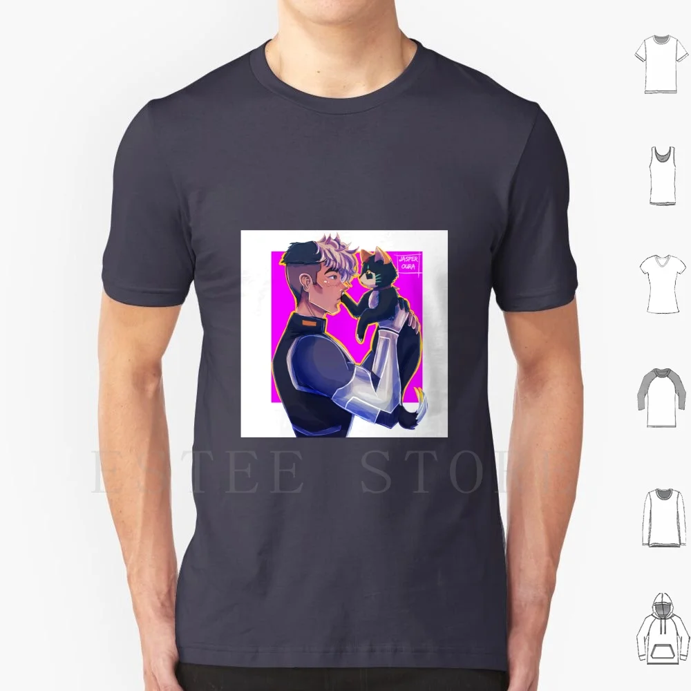 Maglietta Shiro E Nera Cotone Uomo Stampa Fai Da Te Voltron Takashi Shirogane Shiro Voltron Shiro Shiro Voltron Vld Voltron Leone Nero