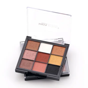 

9 Color Pearl Glitter Eye Shadow Powder Palette Matt Eyeshadow Cosmetic Long-Lasting Makeup Glitter Smoky Waterproof Cosmet