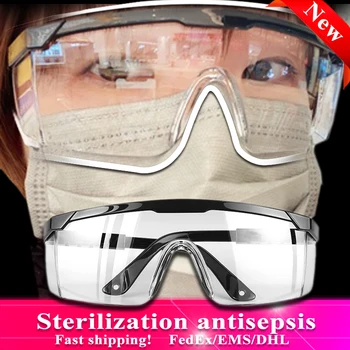 

Clear Eye Care Protective Goggles Mask Half Full Covered Eyewear Anti-droplet Labor PPE Glasses Windproof Dustproof Impact-proof