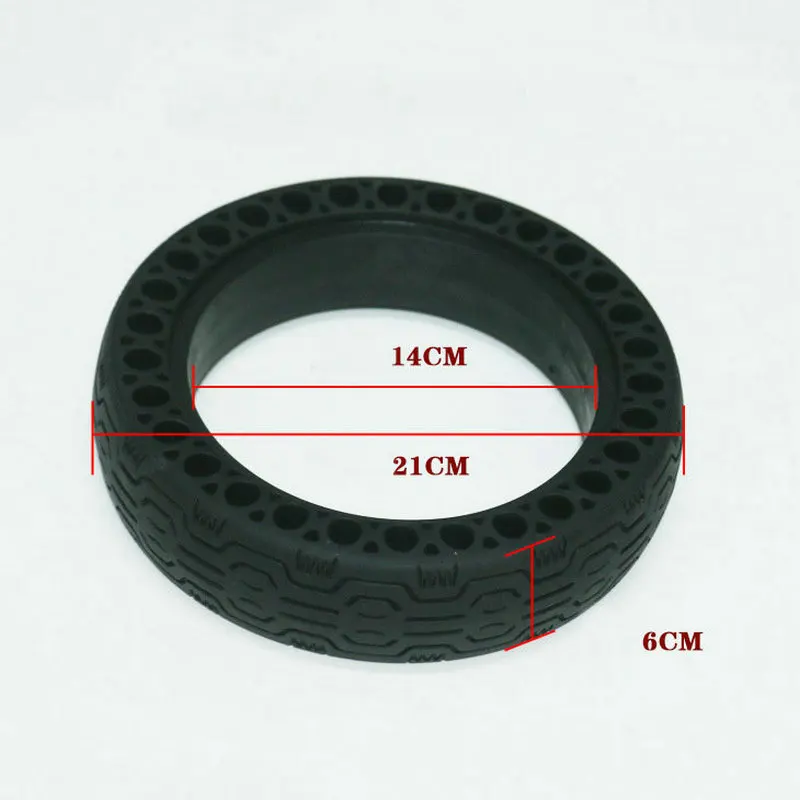 1pc 8 1 / 2* 2 Pattern Honeycomb For M365 Electric Scooter 8.5 Inch Scooter Front Wheels Rear Wheels