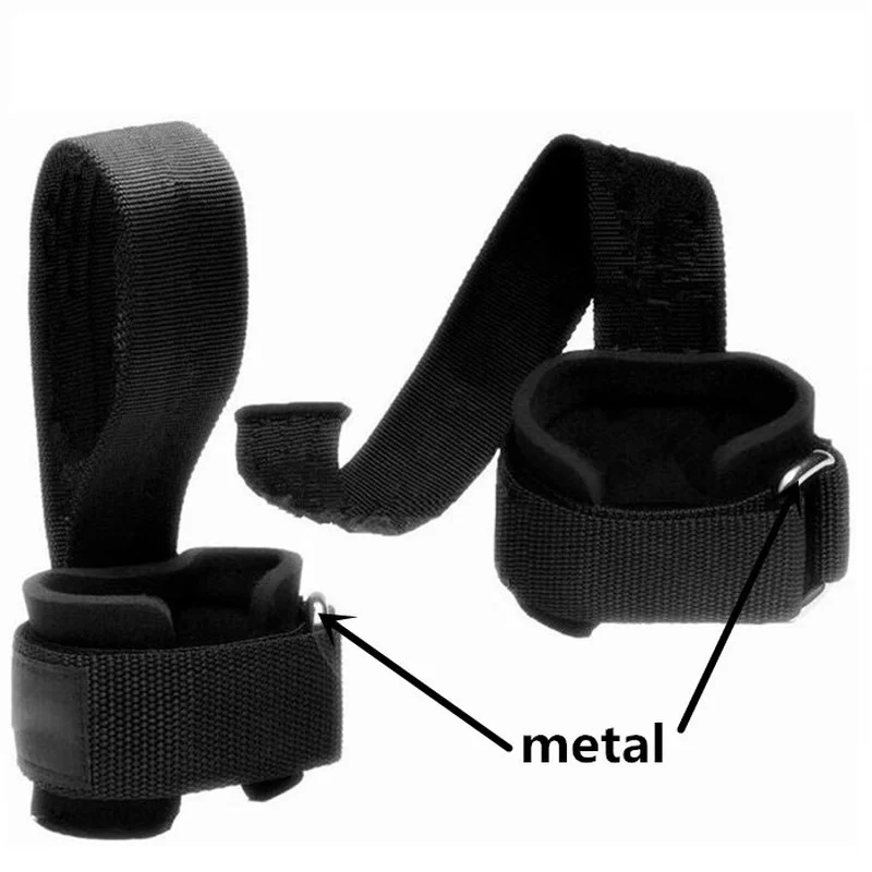 Fitness WeightLifting Wrist Support Straps Sports Gloves Protector Gym Weight Lifting Straps S093