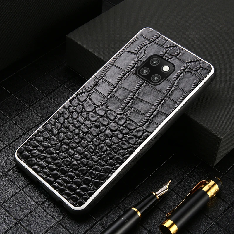 

Genuine Leather case for Huawei mate 20 Pro P20 P30 Pro 360 protective Case Luxury Cove For Huawei Mate 20 P20 Pro P30 P30 Lite