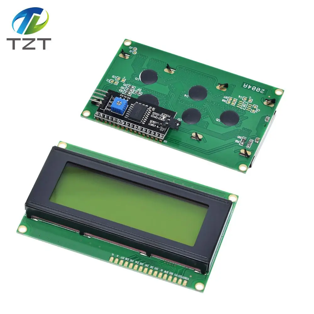 1 шт. lcd 2004+ igc 2004 20x4 2004A синий/зеленый экран HD44780 символ lcd/w IIC/igc последовательный интерфейс модуль адаптера