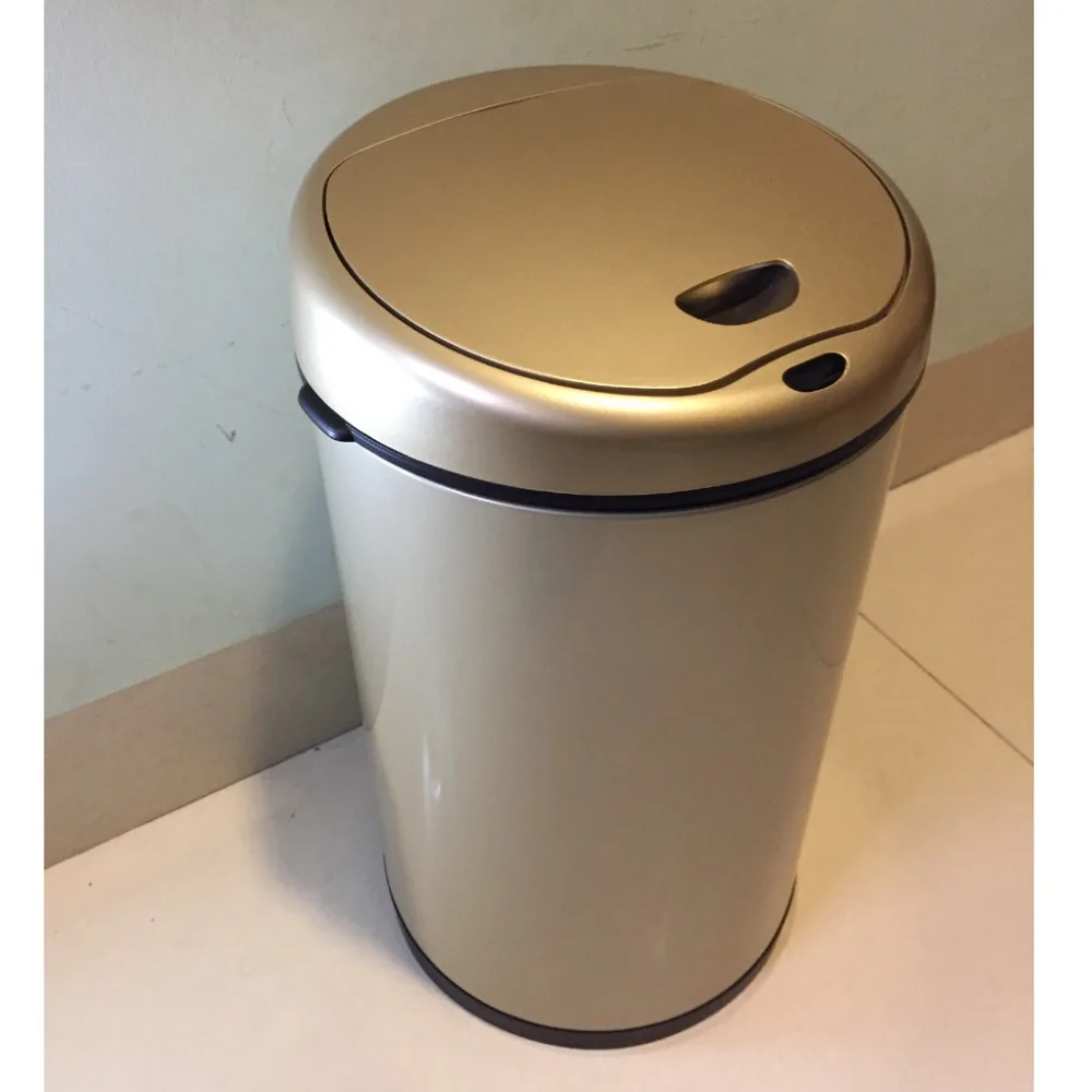 6L Infared мусорное ведро с датчиком переработки, Бесконтактный мусорный бак из нержавеющей стали с питанием от аккумулятора, внутреннее пластиковое ведро