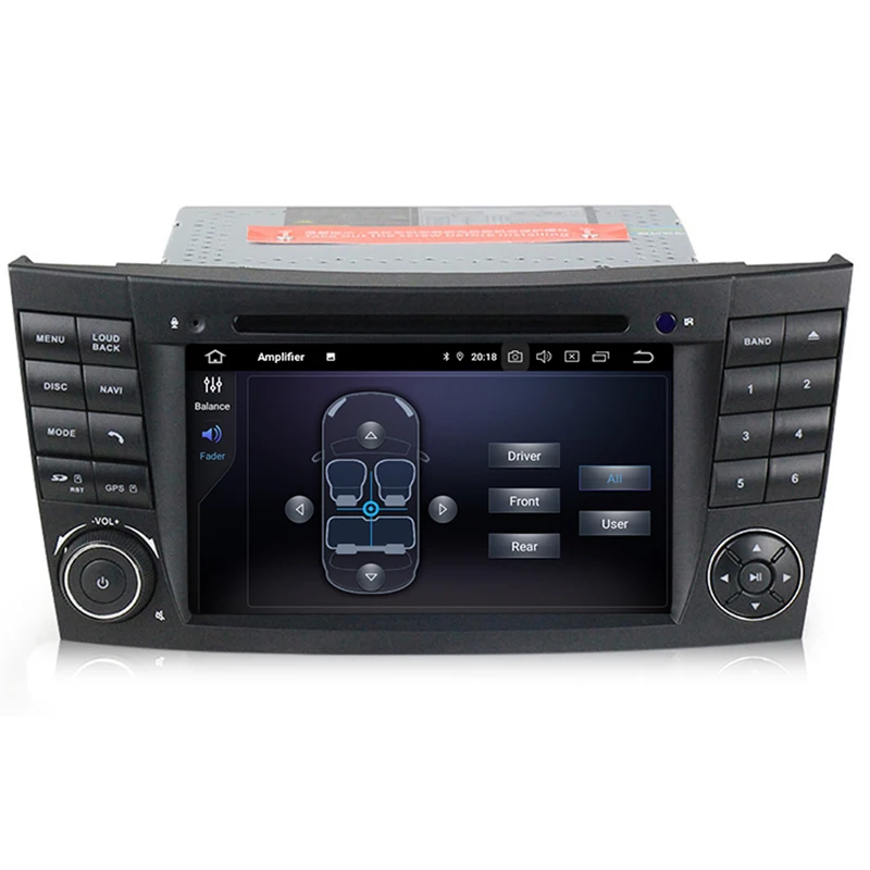 Best DSP IPS 4G 64G Android 9.0 2 Din Car DVD Player for Mercedes Benz E-Class W211 E200 E220 E300 E350 E240 E270 E280 CLS CLASS W219 9