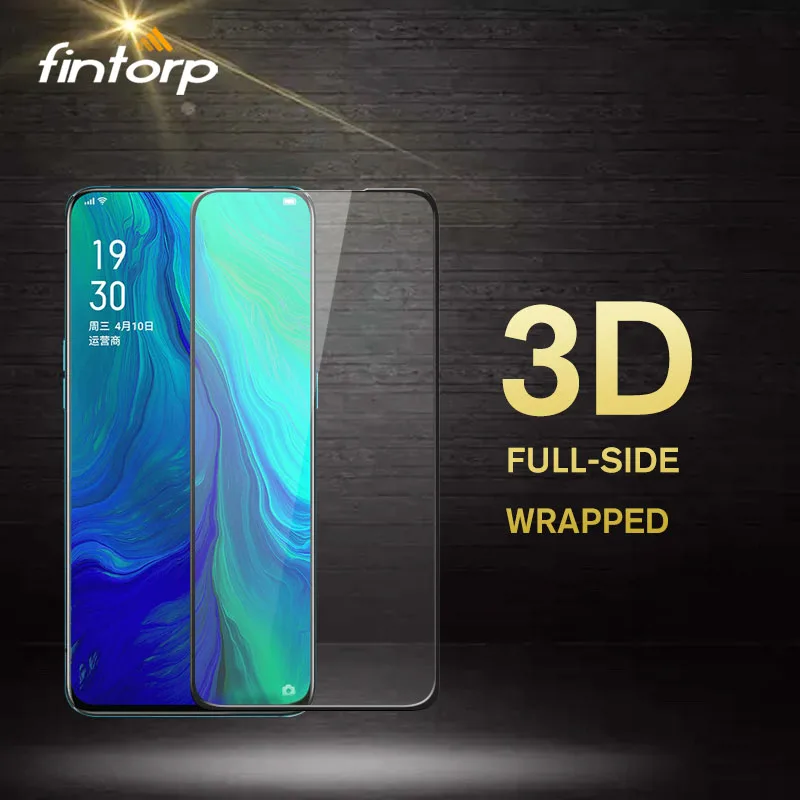 

3D Tempered Glass For OPPO Reno 10X zoom Z Realme X Lite 3 Pro C2 Screen Protector for OPPO R19 R17 Pro R15X A9 F11 A7 A1 film