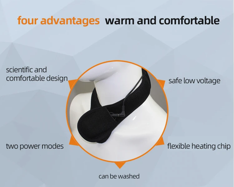 WARMSPACE Подогрев многофункциональный защита шеи с перезаряжаемой литиевой батареей