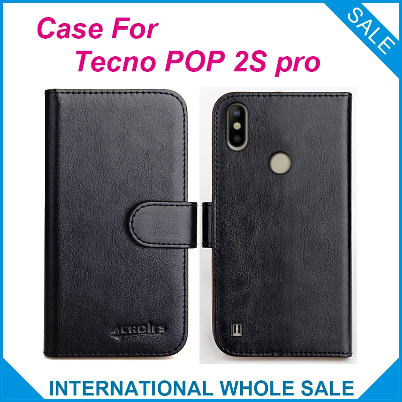 For Tecno POP 2S pro Case 6 Colors Flip Slots Leather Wallet Cases Cover Phone Bag Credit Card | Мобильные телефоны и
