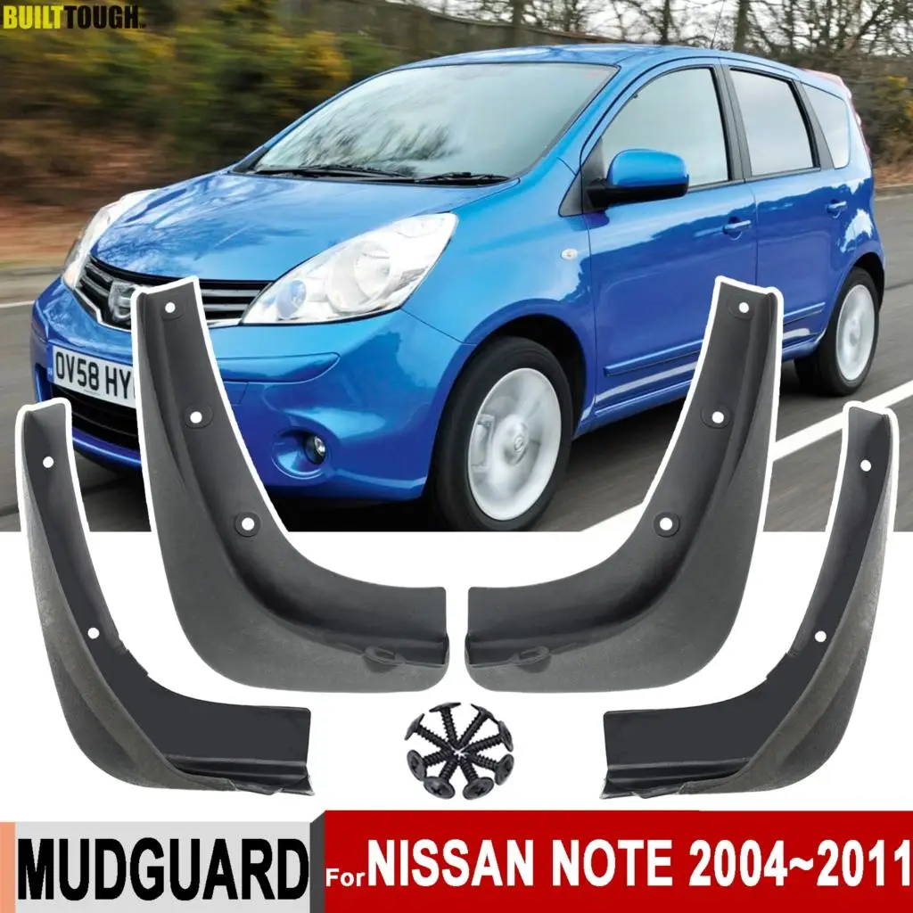 4 шт./комплект литые Брызговики для Nissan Note E11 Gen 1 2004 - 2011 | Автомобили и мотоциклы