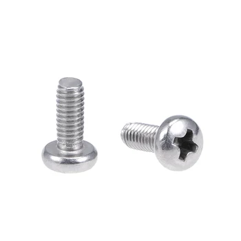 

uxcell Machine Screws Pan Cross Head Screw M4x10mm 60Pcs