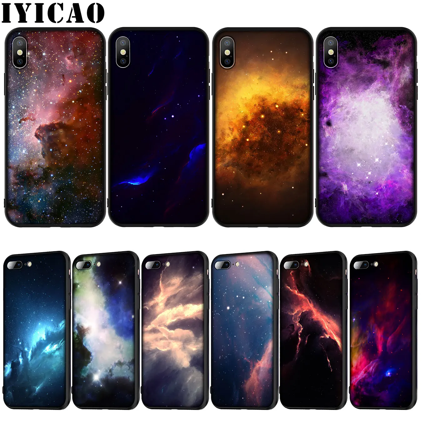 Вселенная таинственный пейзаж Мягкий силиконовый чехол для iPhone 12 мини XR X XS 11 Pro Max