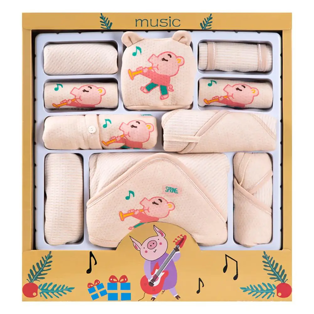 

Infant Clothes Set Cotton Causal Long Sleeve Cartoon Print Baby Clothes Suit Gift Set Baby Supplies Clothing 0-6M