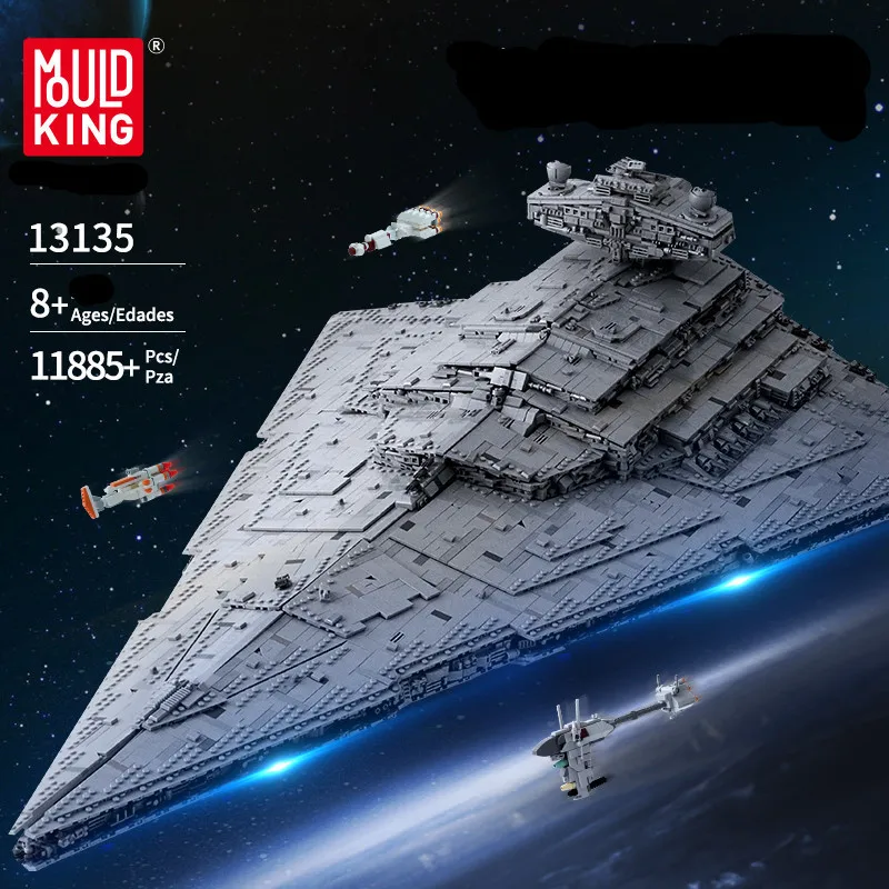 

11885+PCS Blocks Mould King 13135 Star wars Imperial Class Star Destroyer Machine Block Education Toy for Children