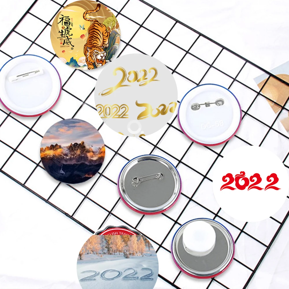 NEW 25-75mm Badge Button Moulds Free 100 Sets Of Badge Parts DIY Key Chain Maker Mold Making Die For Mould